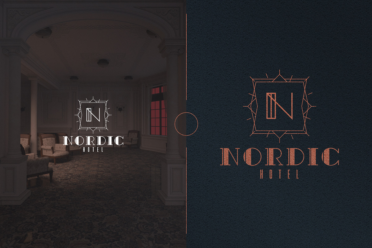 Art Deco A-Z Logo Templates, a Branding & Logo Template by VP Fonts (Photo 15 of 29)
