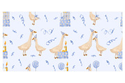 Blue Goose Celebration Collection, an Animal Illustration by the_myro (Thumbnail 12 of 14)
