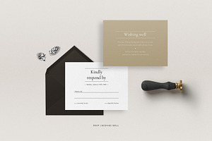 Wedding Invitation Set - Minimalist