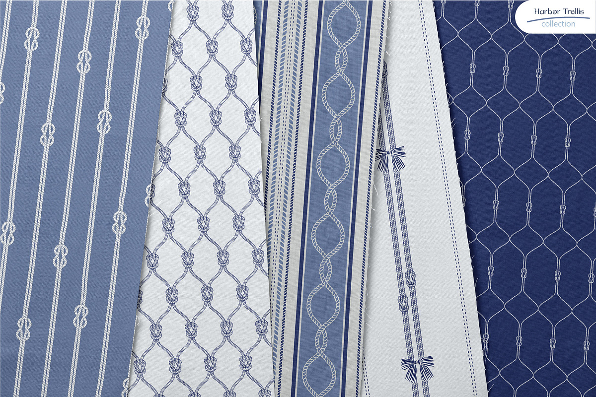 Harbor Trellis - Nautical Patterns, a Pattern Graphic by InaCorart (Photo 2 of 11)