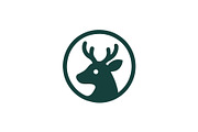 Deer Head Logo Collection, a Branding & Logo Template by Vectorium Studio (Thumbnail 17 of 25)