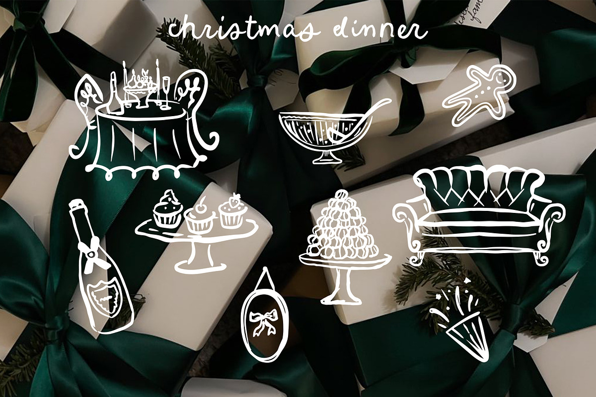 Whimsical Christmas Clipart, an Object Illustration by Teresa Art Store (Photo 4 of 9)