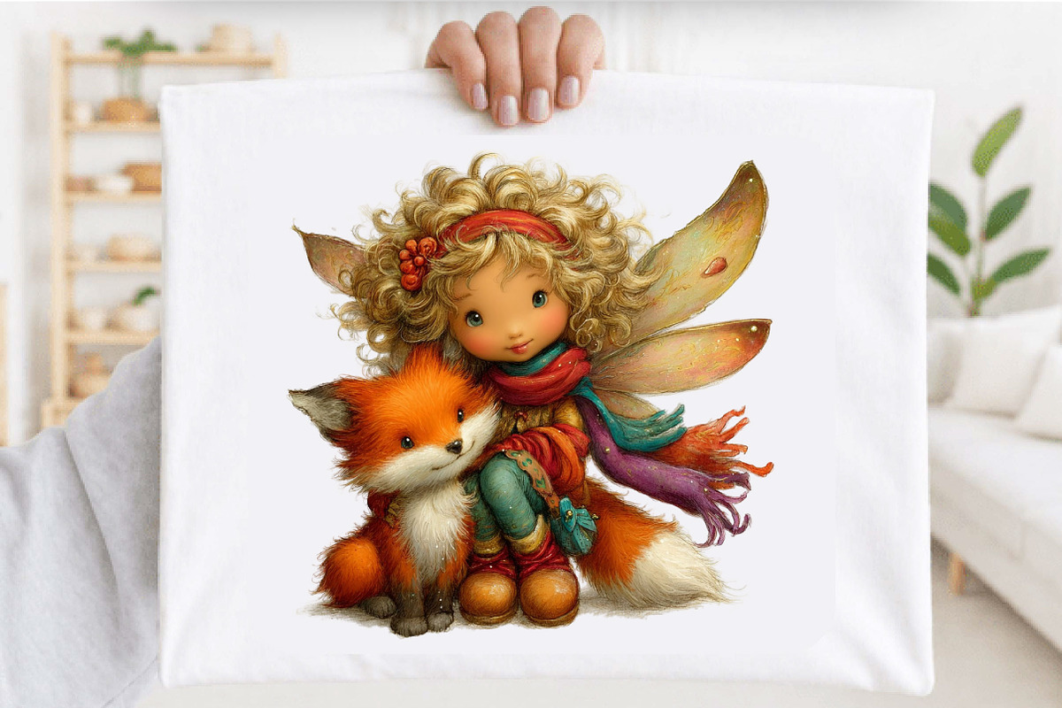 Watercolor Cute Halloween Witch Girl, an Animal Illustration by SVGArt (Photo 5 of 5)