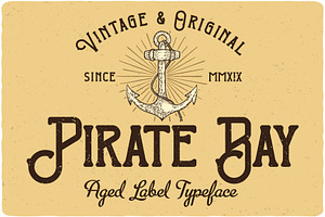 Pirate Bay Typeface