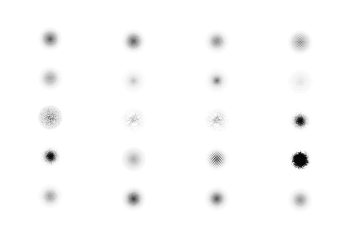 CircleTones Vol.1 | Gradient Circles, a Texture Graphic by invisiblelayer (Photo 2 of 5)