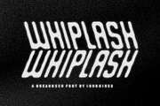WHIPLASH - A Slanted Font Duo, a Sans Serif Font by Mark Richardson (Thumbnail 1 of 5)