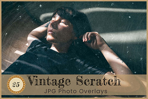 Vintage Scratch Photoshop Overlays