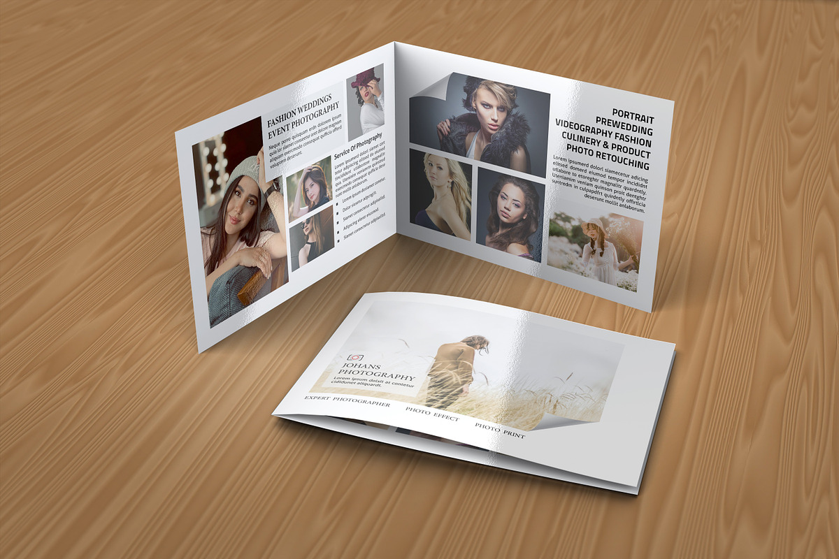 Photography Brochure Template, a Brochure Template by retrographix (Photo 1 of 6)