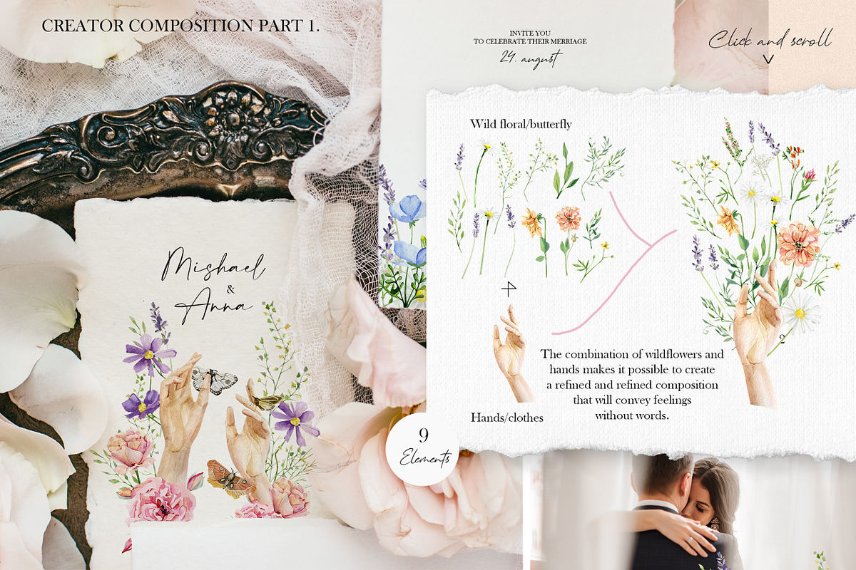 Spring wildflower floral envelope, an Illustration by AnnaTkachi (Photo 6 of 10)