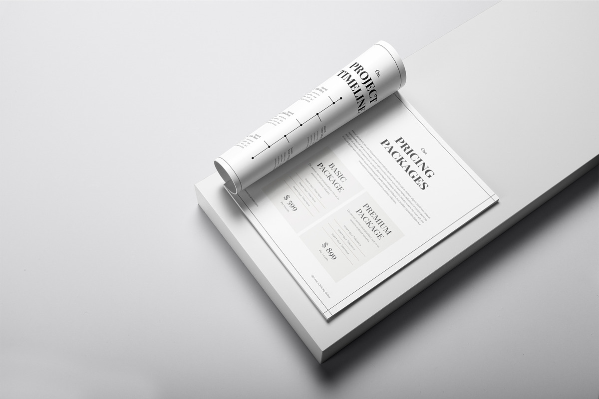 Service & Pricing Guide Template, a Magazine Template by DesignCrest (Photo 8 of 13)