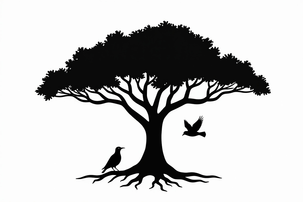 Nature Organic Tree Root Graphic, an Illustration by Designs_River (Photo 11 of 13)