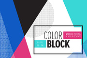 COLOR BLOCK Backgrounds, a Pattern Graphic by Anugraha Design