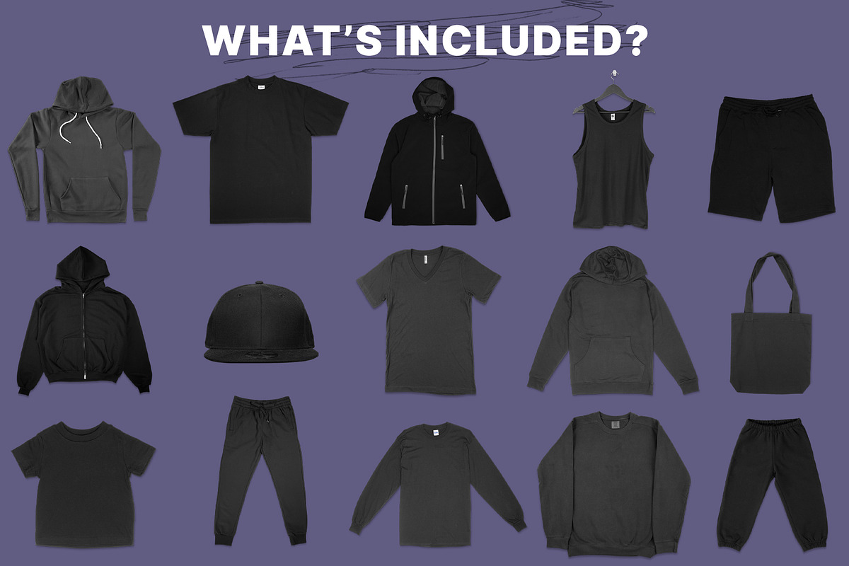 Clothing Mockup Collection Bundle 04, an Apparel Mockup by Pixel Sauce™ (Photo 2 of 6)
