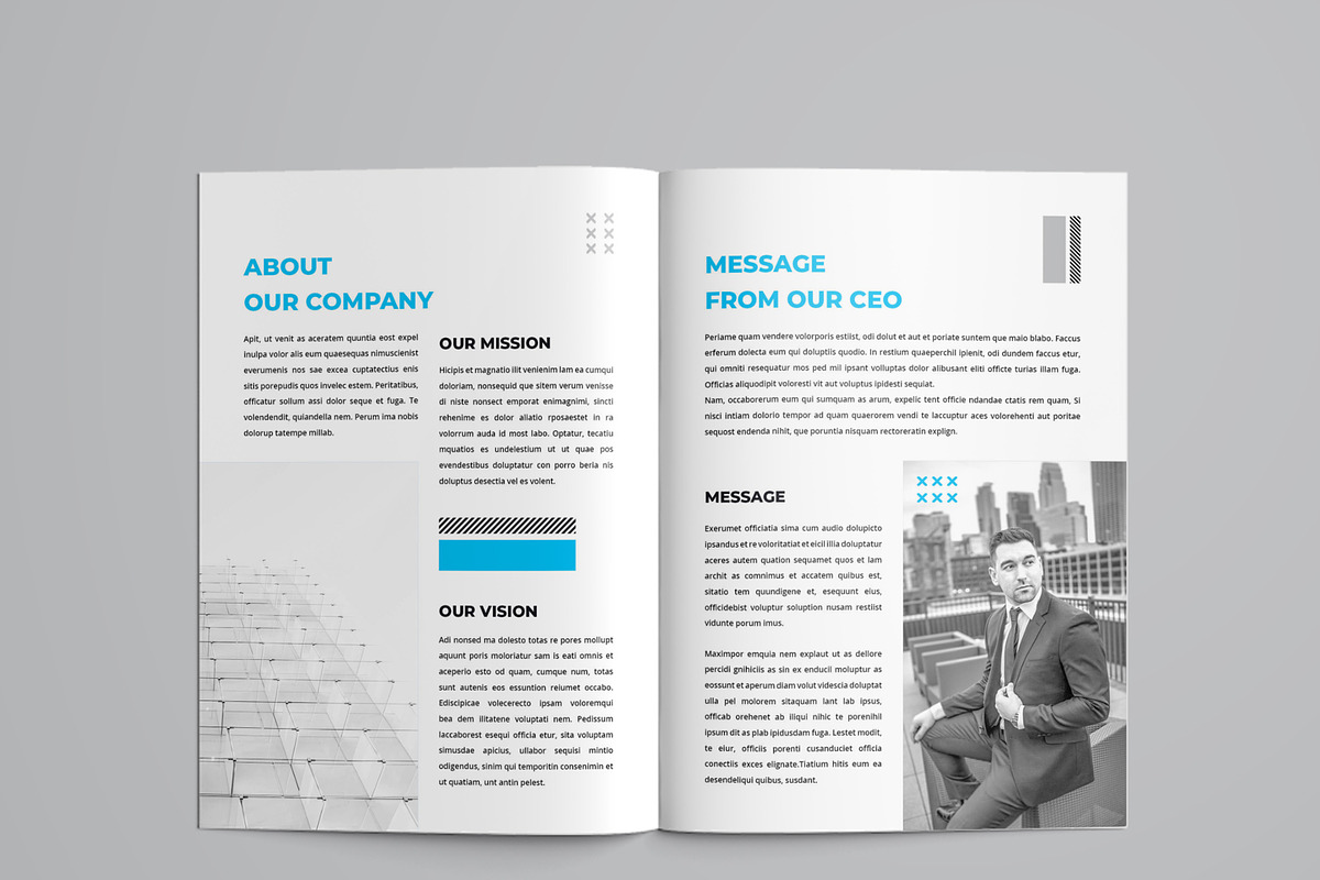 Minimal Business Project Proposal, a Brochure Template by mijli (Photo 3 of 14)