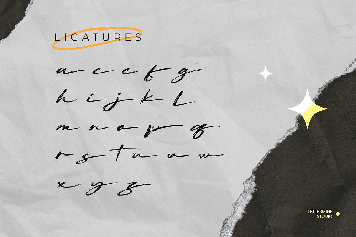 Averna En Rails - Brush Script, a Script Font by Lettermine (Photo 3 of 10)
