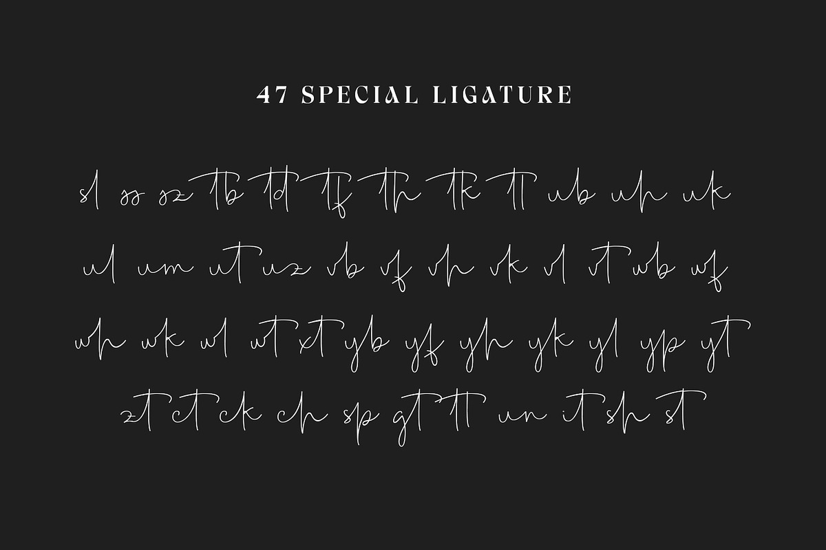 Polantas Signature Font, a Handwritten Font by Siwox Studios (Photo 12 of 12)