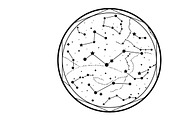 Elegant custom star map wall panel, an Illustration by Amazin_art (Thumbnail 14 of 36)