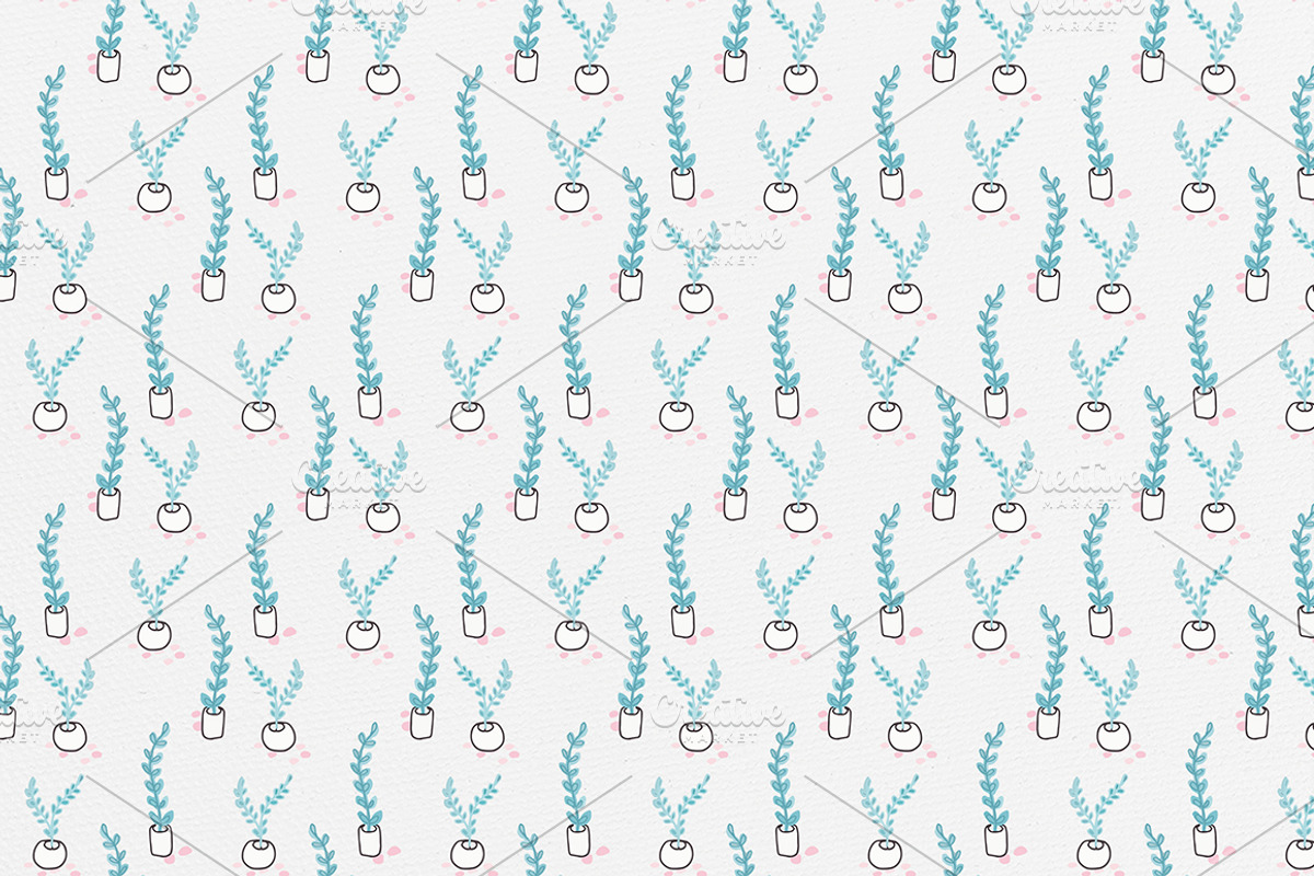 6 Succulent Patterns, a Pattern Graphic by Petite Salade (Photo 6 of 8)