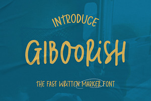 Giboorish | Handwritten Marker