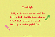 ChubbyChubby BomBom: Hand drawn font, a Font by Chun (Thumbnail 8 of 9)
