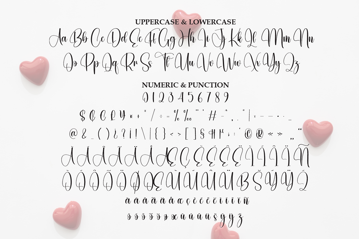 Heart | Script Font, a Handwritten Font by Scratchones (Photo 7 of 9)