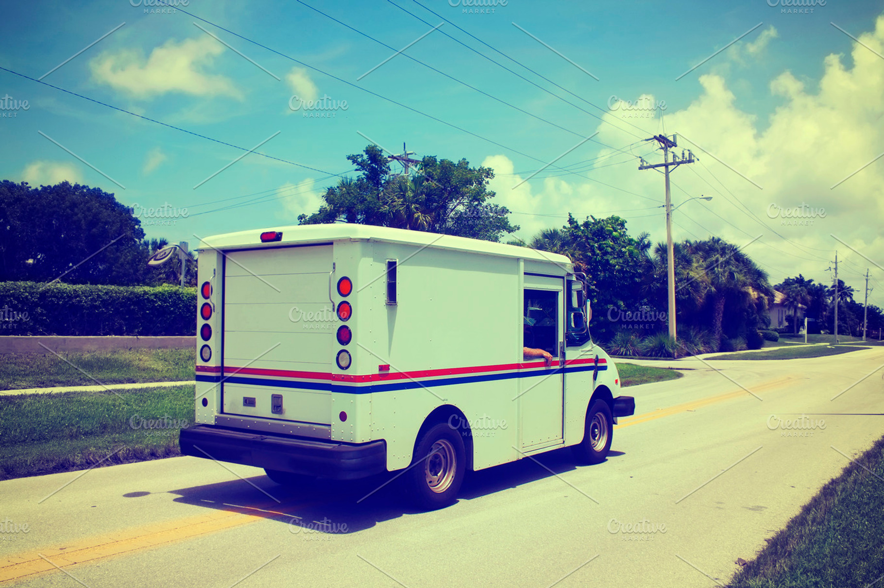 US Delivery Van