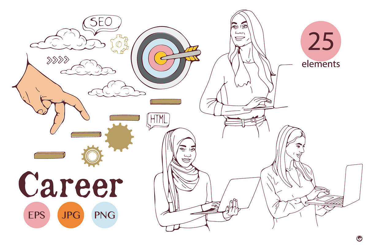 Career, a Person Illustration by Olillia (Photo 2 of 11)
