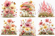 Whimsical Meadow Scenes Clipart, an Illustration by Craft Nest (Thumbnail 4 of 12)