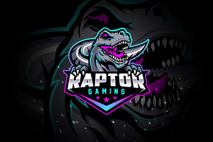 Raptor Mascot Esport Logo