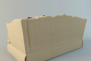 classic sofa with pillows, a Furniture 3D Model by 3Dpapa (Thumbnail 4 of 4)