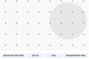 Minimal transparent dot cross grid, an Illustration by SappiStudio