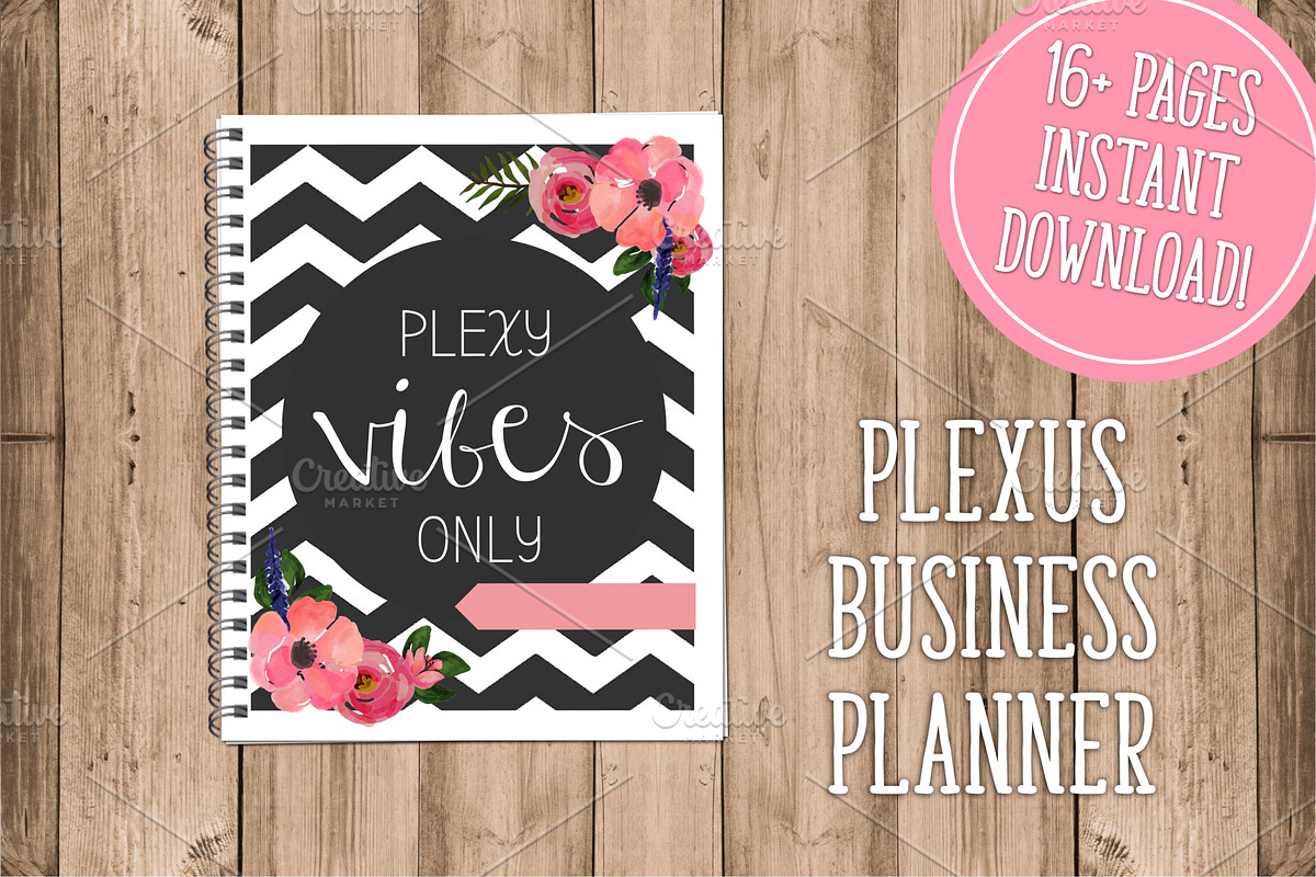 2021 Plexus Planner - Chalkboard, a Stationery Template by Genesis Printables (Photo 1 of 2)