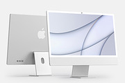 iMac 24-inches Mockups Bundle, a Books & Magazine Mockup by Smotrow Related (Thumbnail 5 of 9)