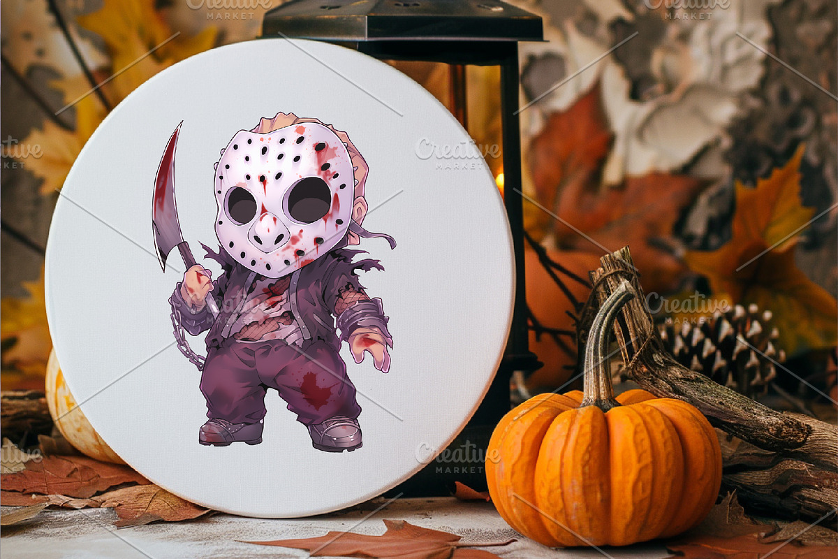 Cartoon Horror Halloween Guys 04., a Decorative Illustration by KENO Mascots (Photo 5 of 10)