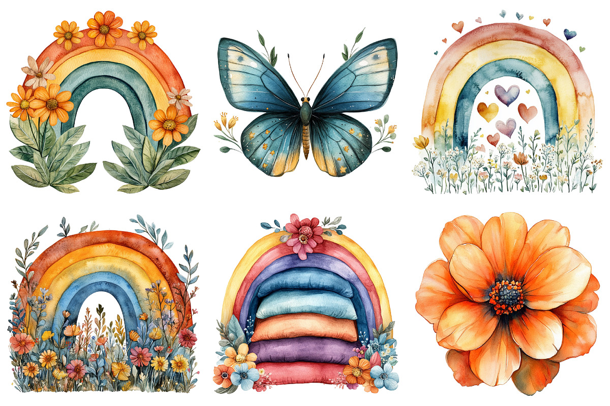 Watercolor Baby Clipart Bundle, an Illustration by Daily.Designs (Photo 2 of 5)