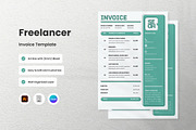 3 Set Freelancer Invoice Template V3, a Print Template by twinstd (Thumbnail 2 of 3)