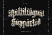 CS Modula – Old English Font, a Blackletter Font by Craft Supply Co. (Thumbnail 7 of 8)