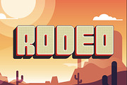 Retroblock | Bold Retro Typeface, a Script Font by rulihoki studio (Thumbnail 3 of 5)