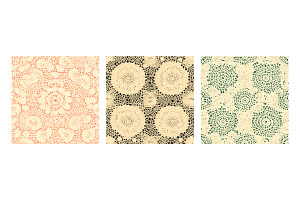 Vintage Doily Lace Seamless Pattern