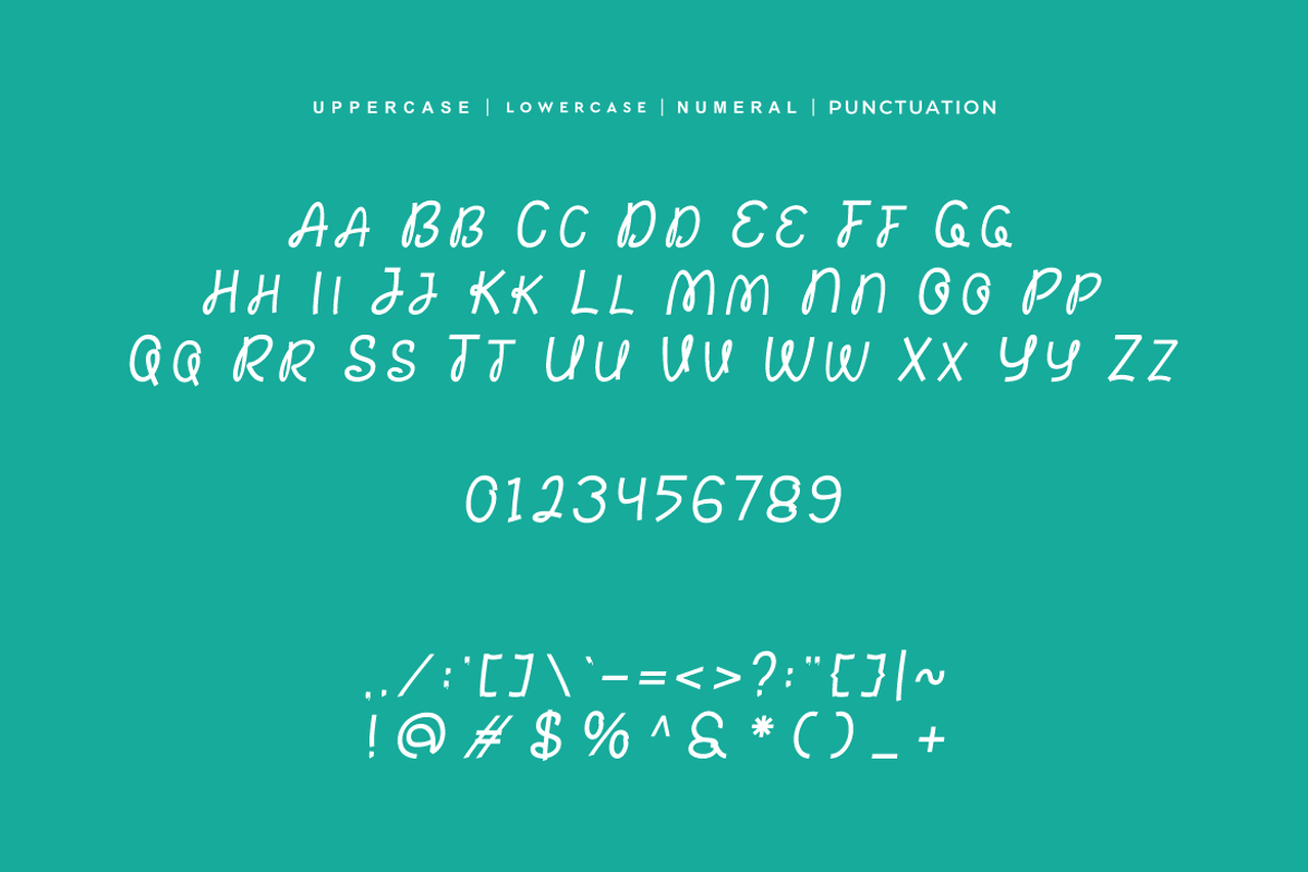 Kusrov - Playful Ligatures Font, a Handwritten Font by QR Design Studio (Photo 6 of 8)