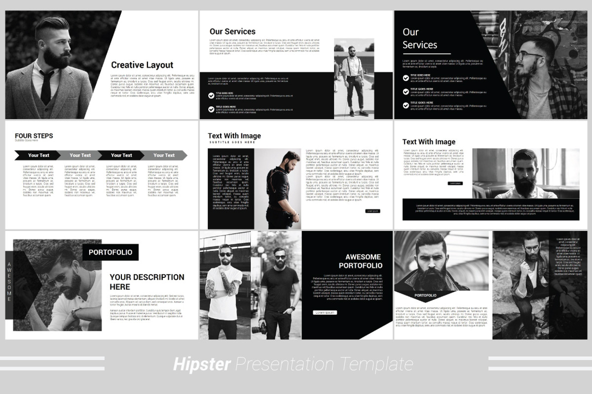 Hipster Powerpoint Template, a Presentation Template by Presentation Official (Photo 3 of 12)