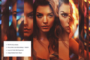 Distorted Mirror Photo Effect, a Layer Style Add-On by iDoodle Studio (Thumbnail 2 of 5)