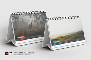 2027 Desk calendar