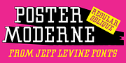 Poster Moderne JNL, a Slab Serif Font by Jeff Levine Fonts (Thumbnail 1 of 5)