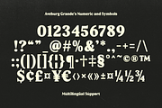 Aveburg Grande - Retro Chunk, a Serif Font by Shapespired Design (Thumbnail 22 of 22)