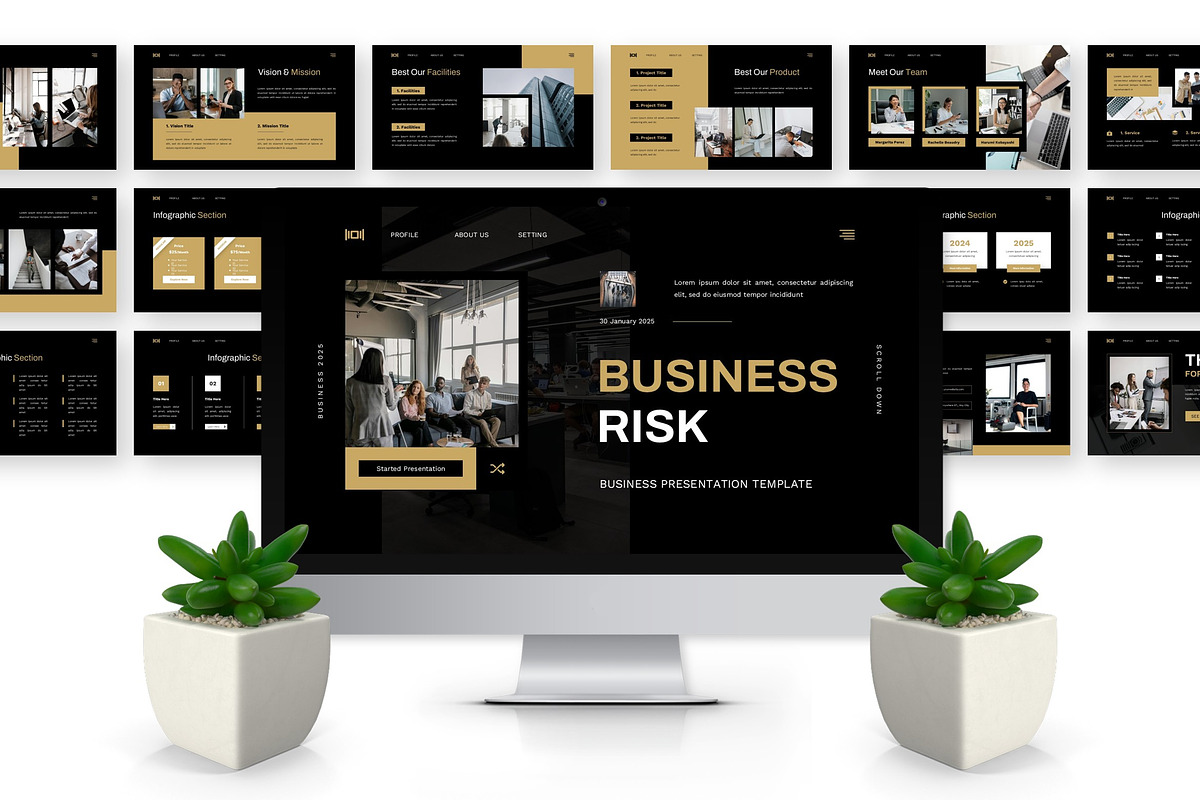 Business Risk - Business Powerpoint, a Presentation Template by Deepslide Studio (Photo 4 of 6)