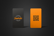 Vertical Double Sided Card Mockup x4, a Product Mockup by SmartDesigns (Thumbnail 4 of 9)