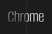 Metal Chrome Text Effects Photoshop, a Brushes & More by Giallo (Thumbnail 9 of 27)