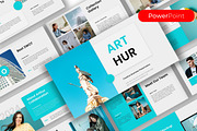 Arthur–Creative Business PowerPoint, a Presentation Template by kreatifreya (Thumbnail 1 of 5)