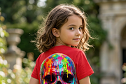 Splatter Paint Skull Design, a Shirt Mockup by Vector Stall (Thumbnail 13 of 14)